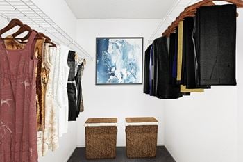 Spacious closets